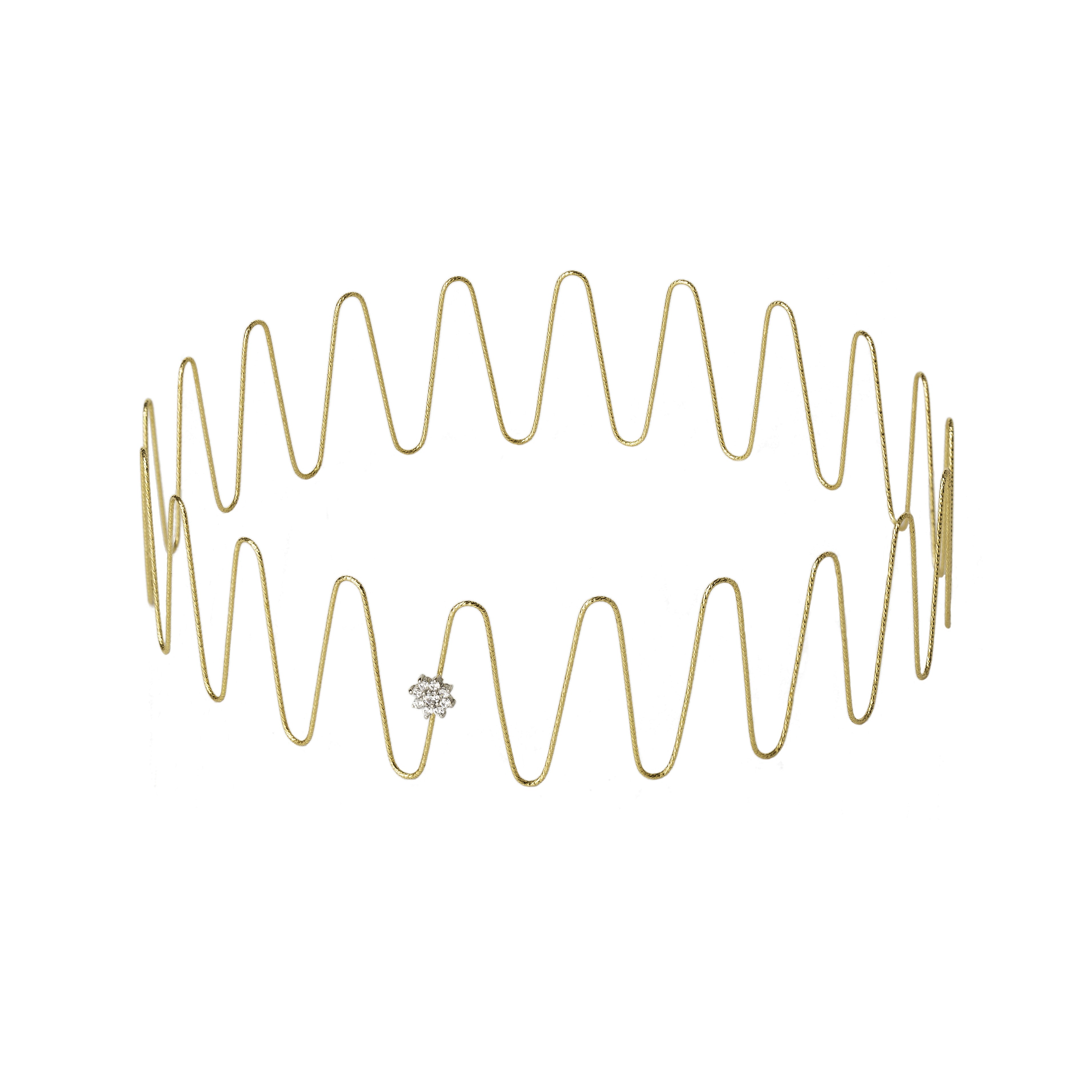 ROSE "WAVES" necklace