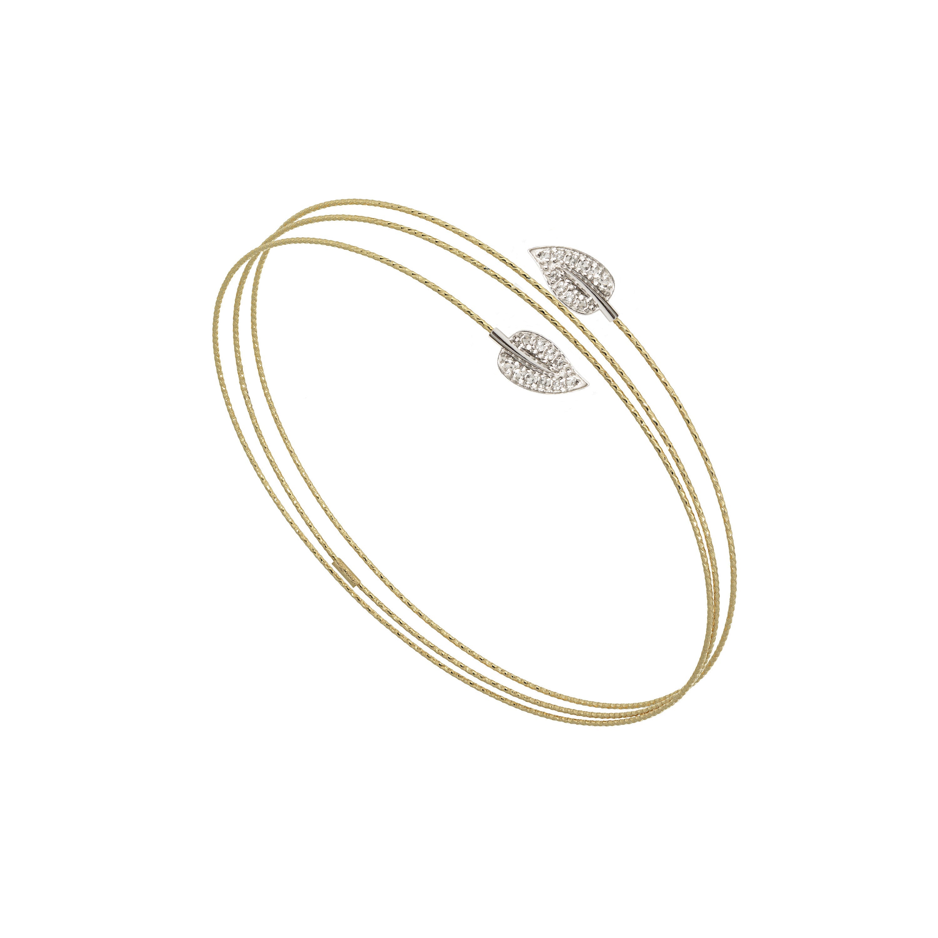 LEAVES bracelet 3 rows