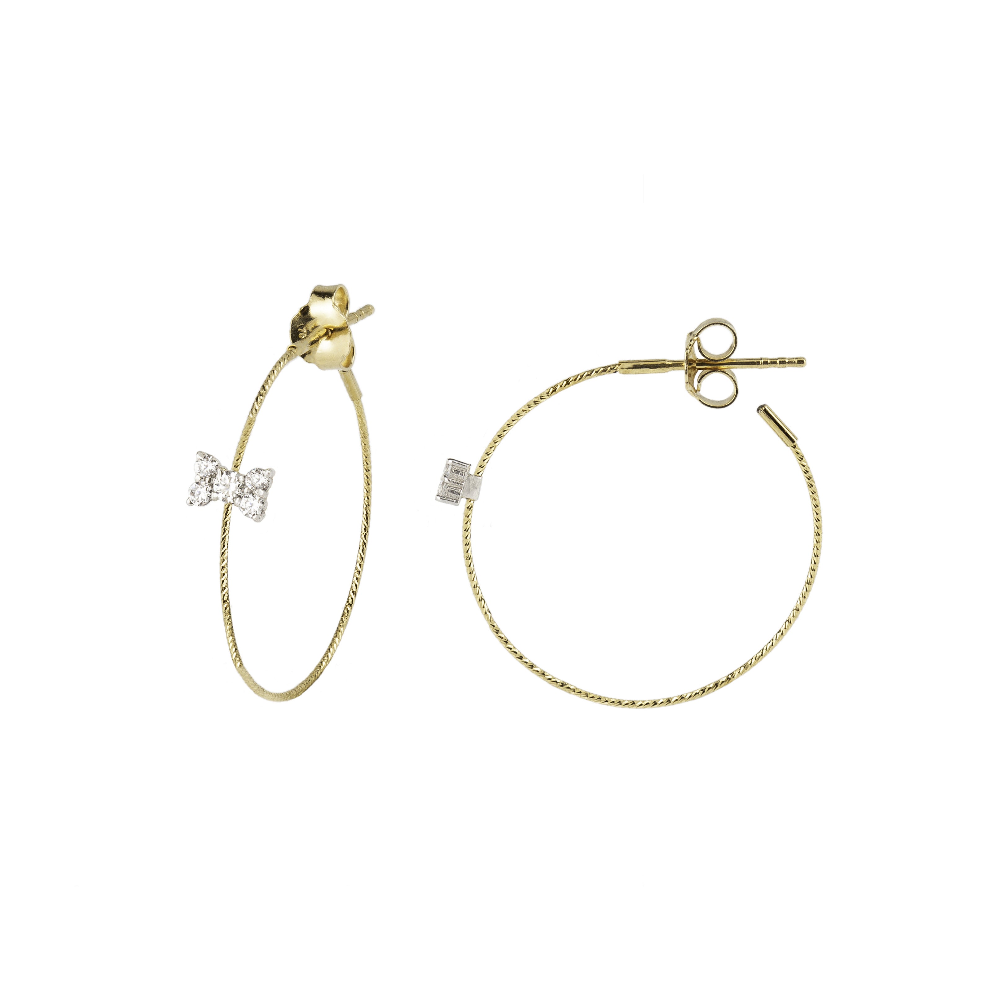 PAPILLON earrings ø2,5 cm