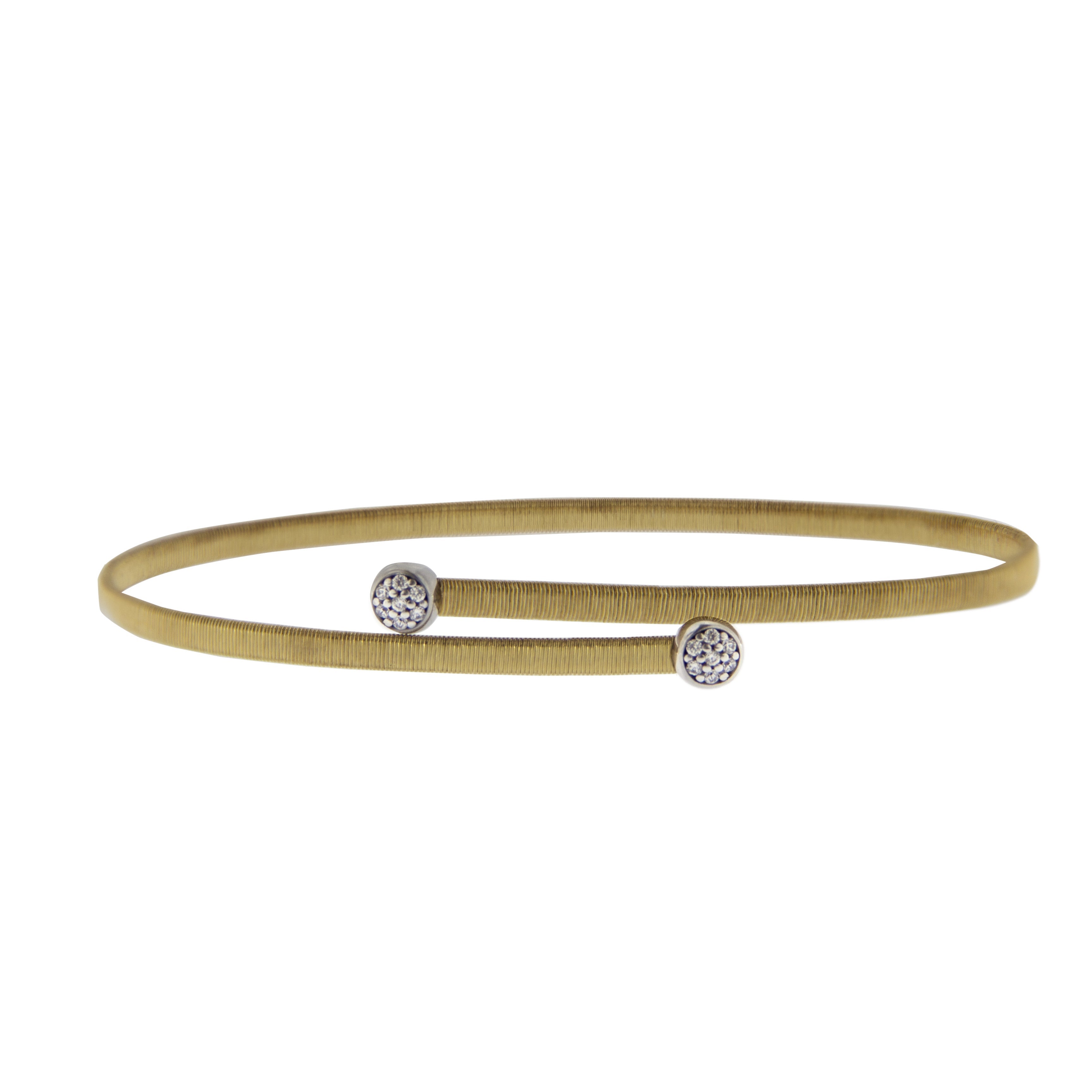 AURA bracelet 1 row ROUND PAVÈ