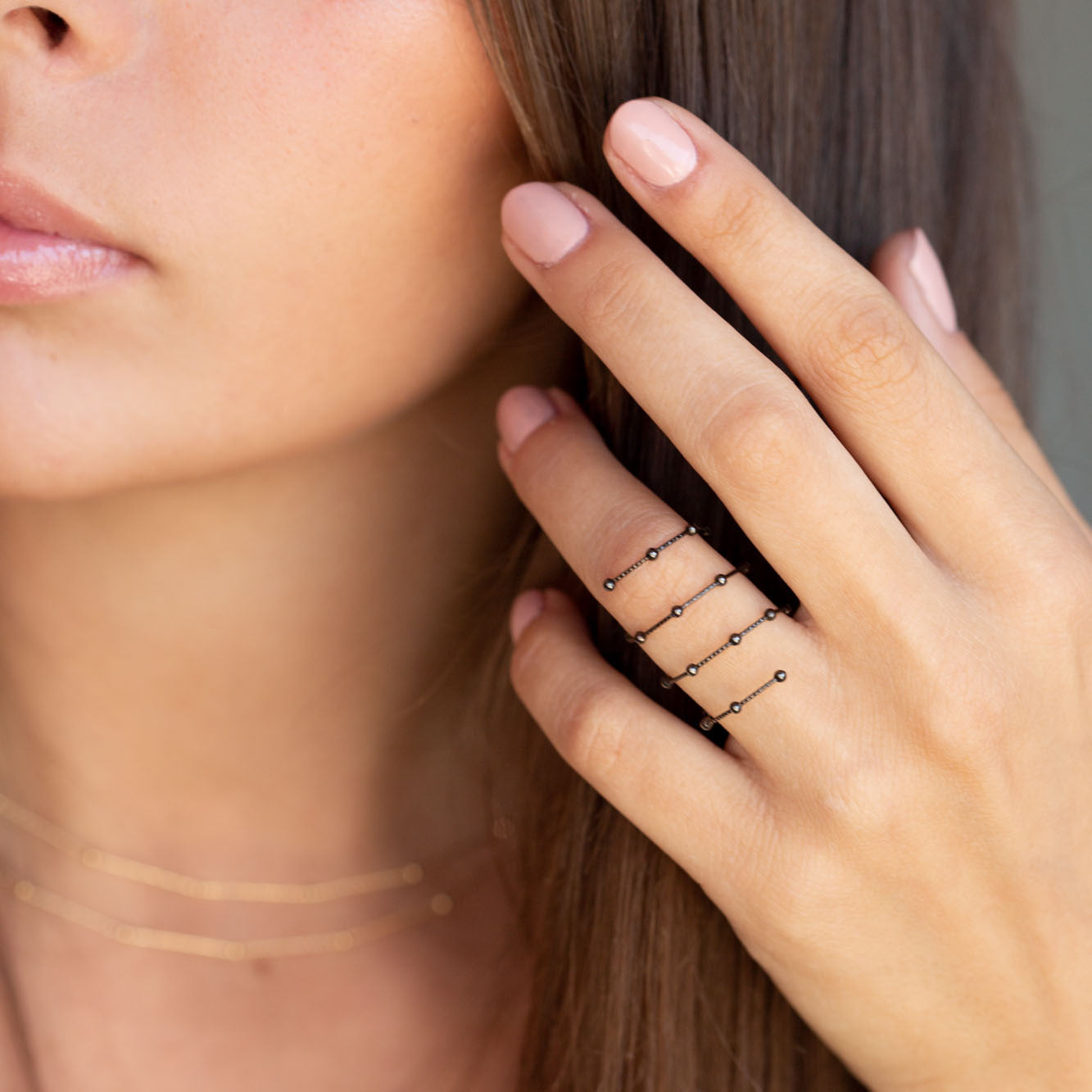 PIANETI ring 1/2 spiral