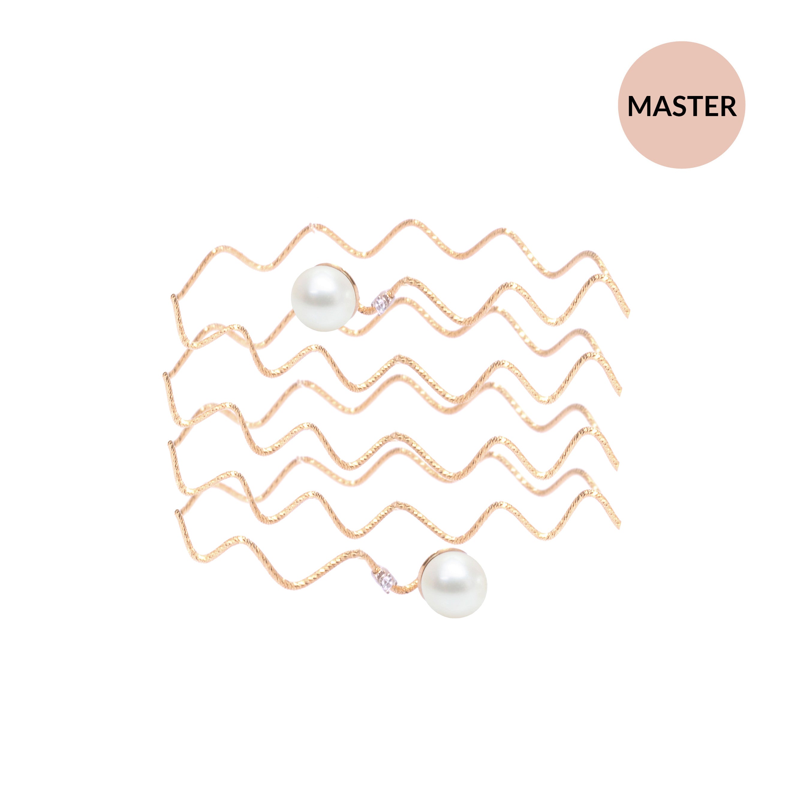 NAZARÈ "MASTER" bracelet con pearls e sparkle accents