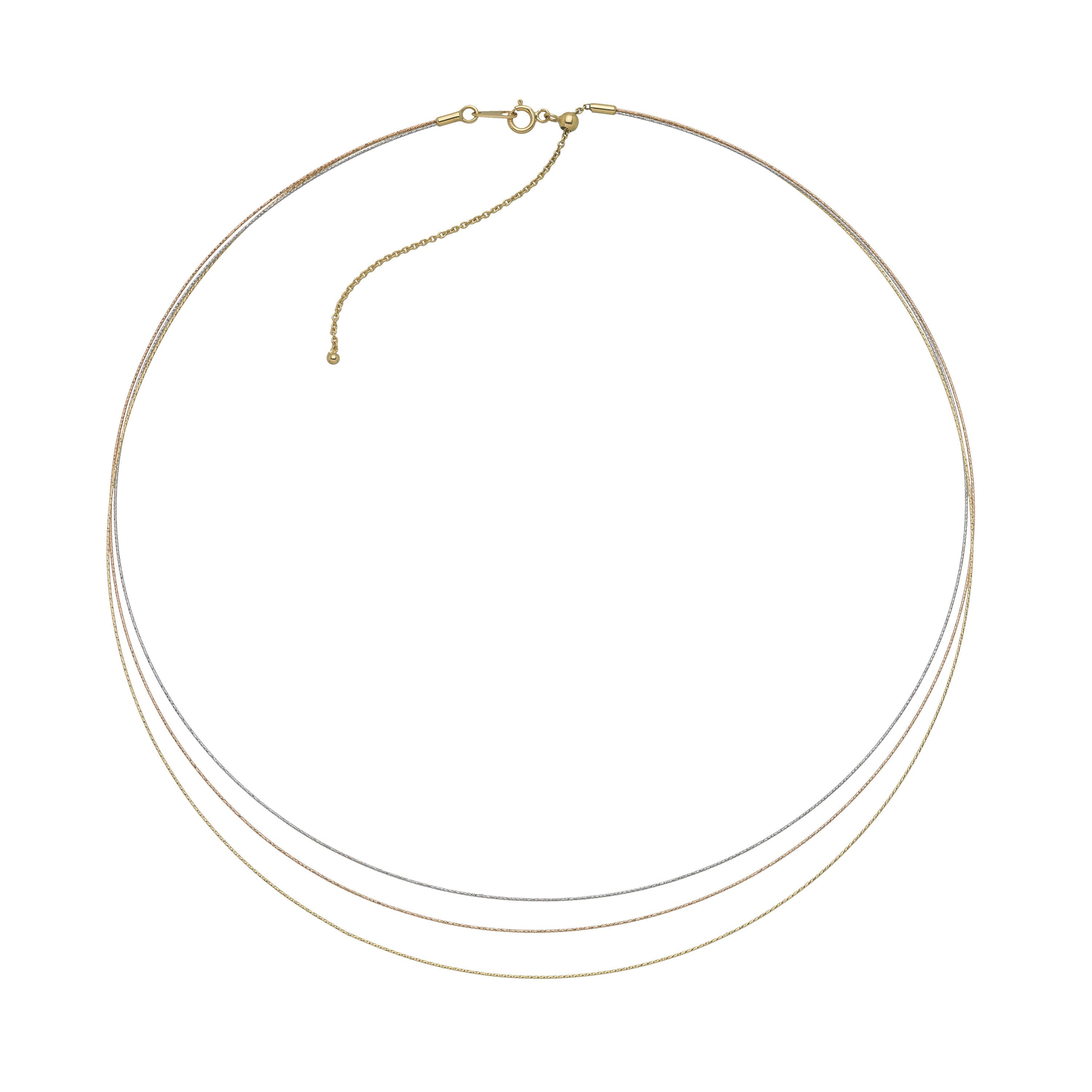 SATURNO necklace 3 rows