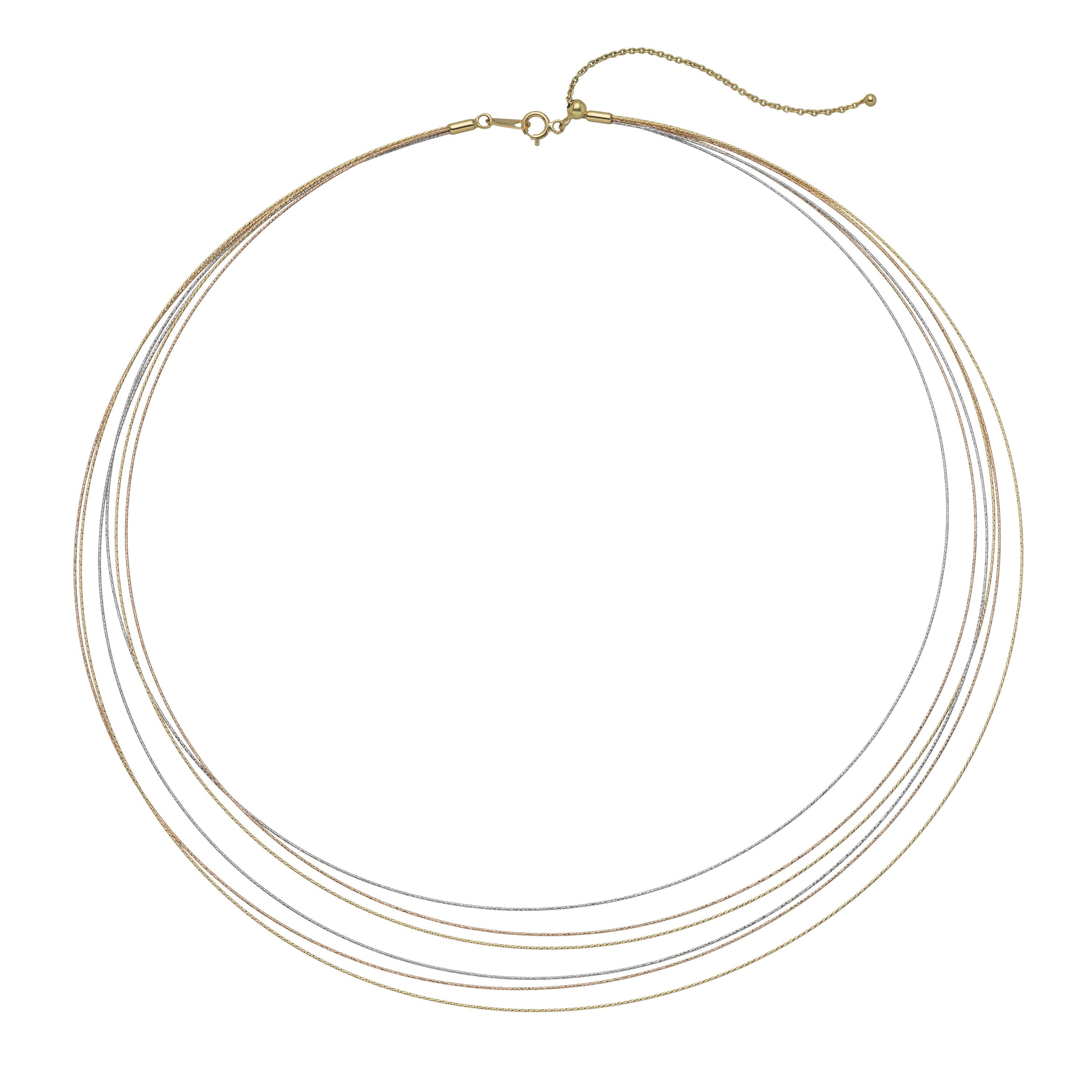 SATURNO necklace 6 rows