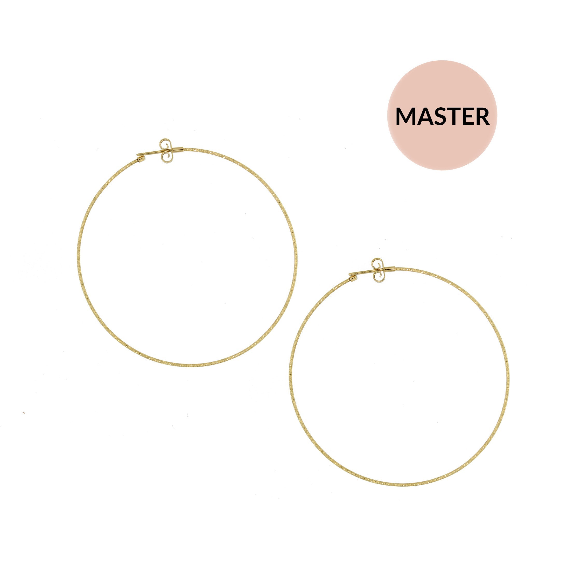 CHIC earrings "MASTER" ø1 ø6cm
