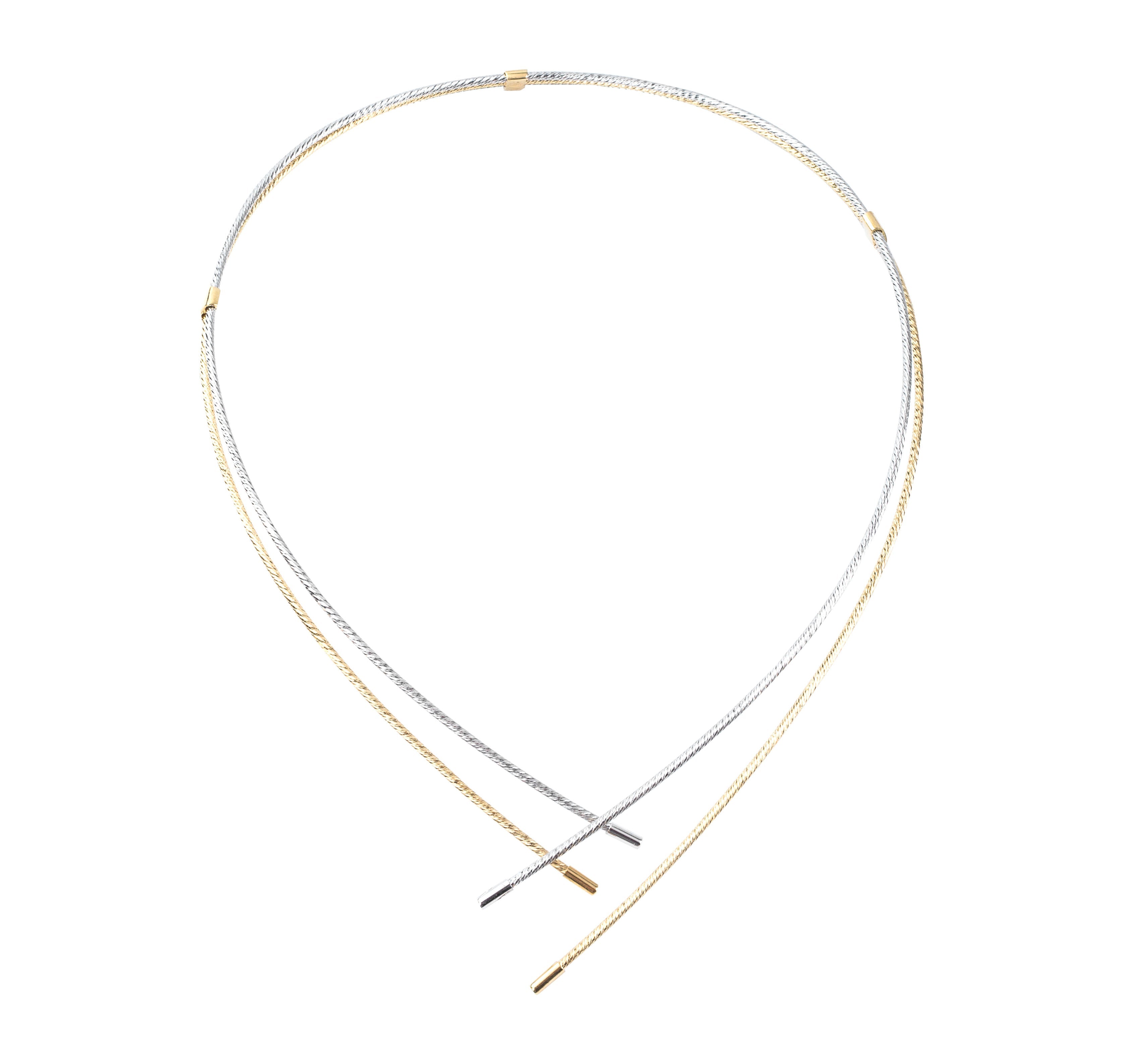 ATENA necklace 2 rows