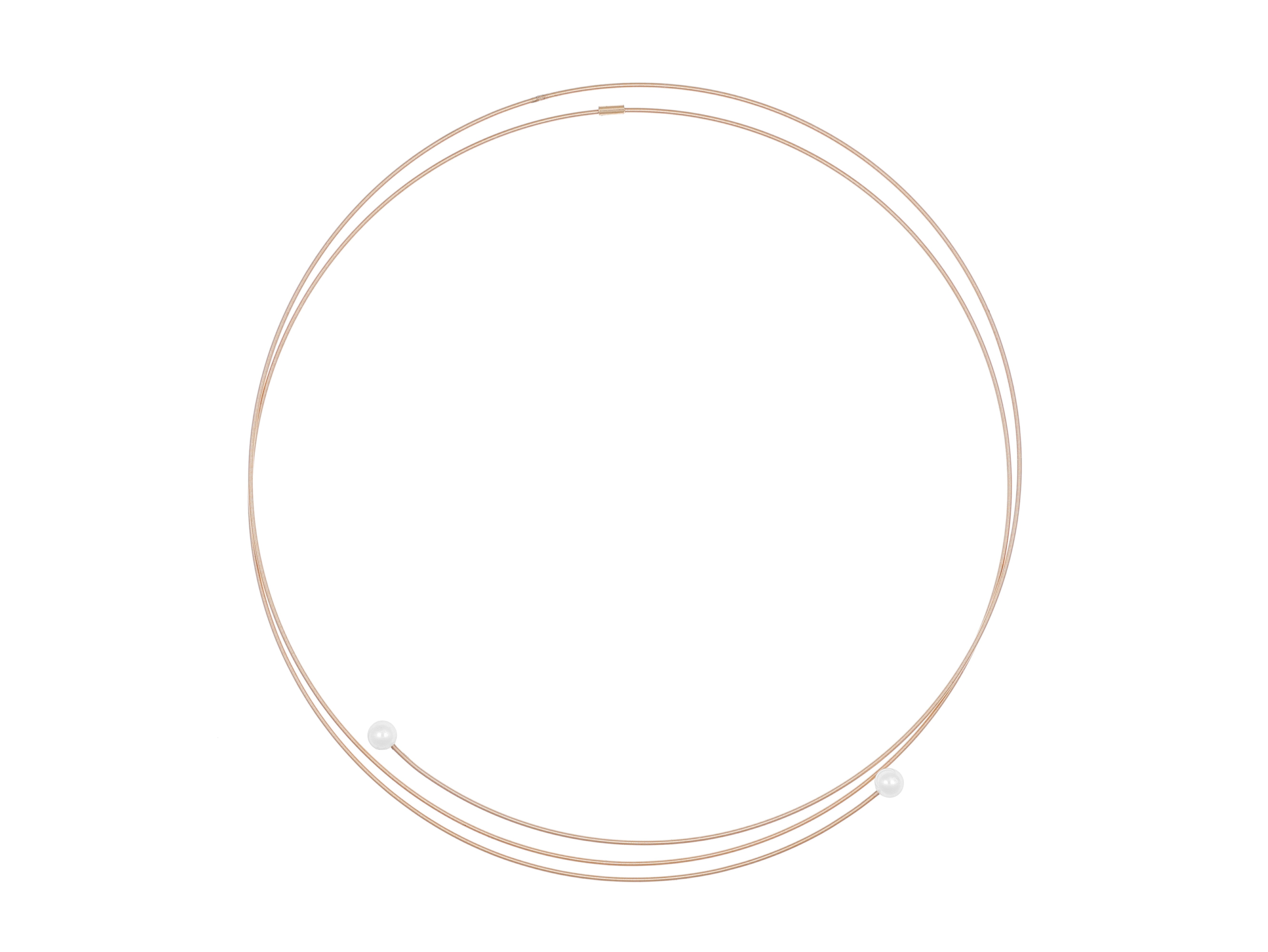 SETA necklace (ø4 mm pearls)