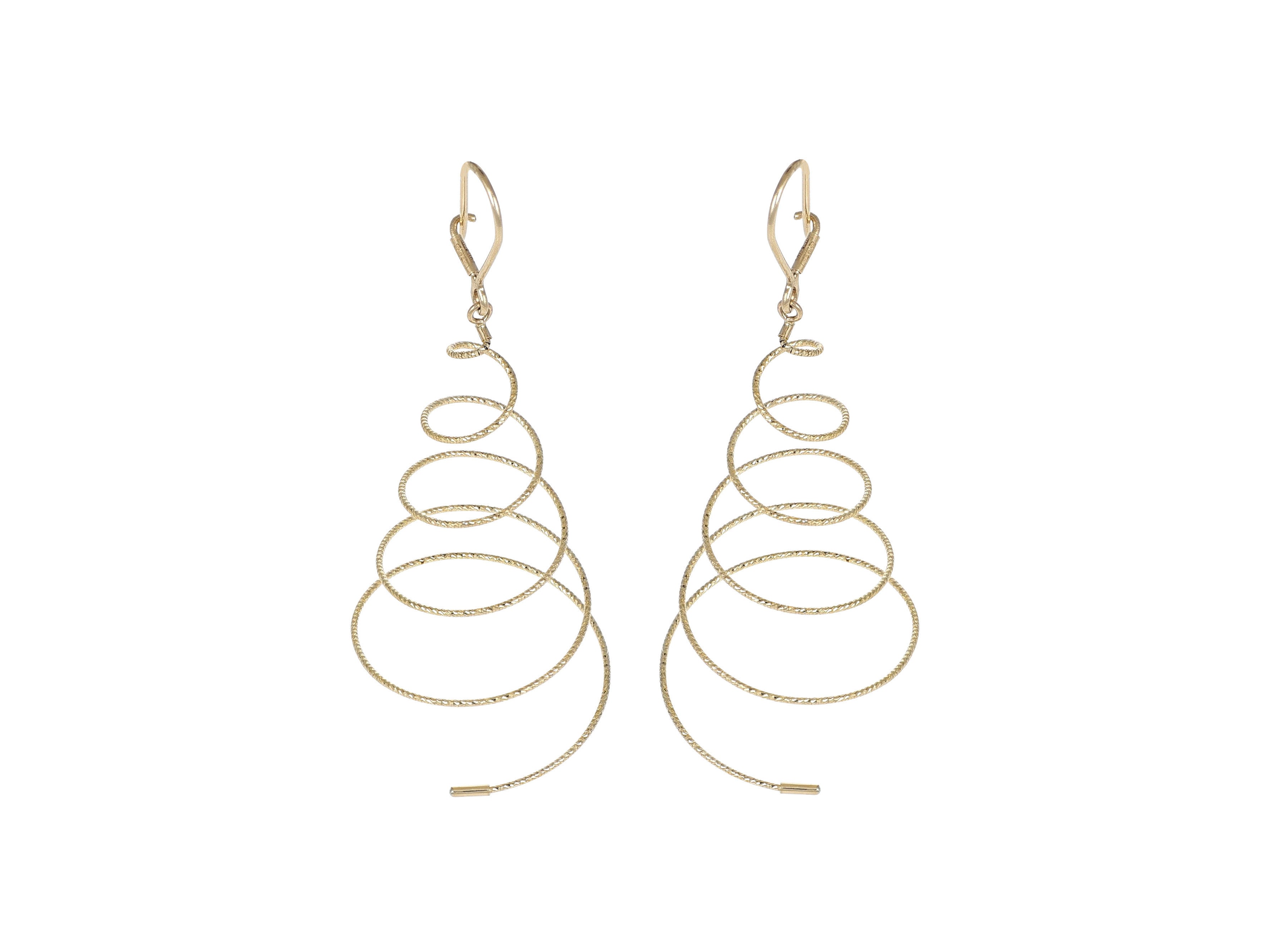 ANGEL earrings spiral