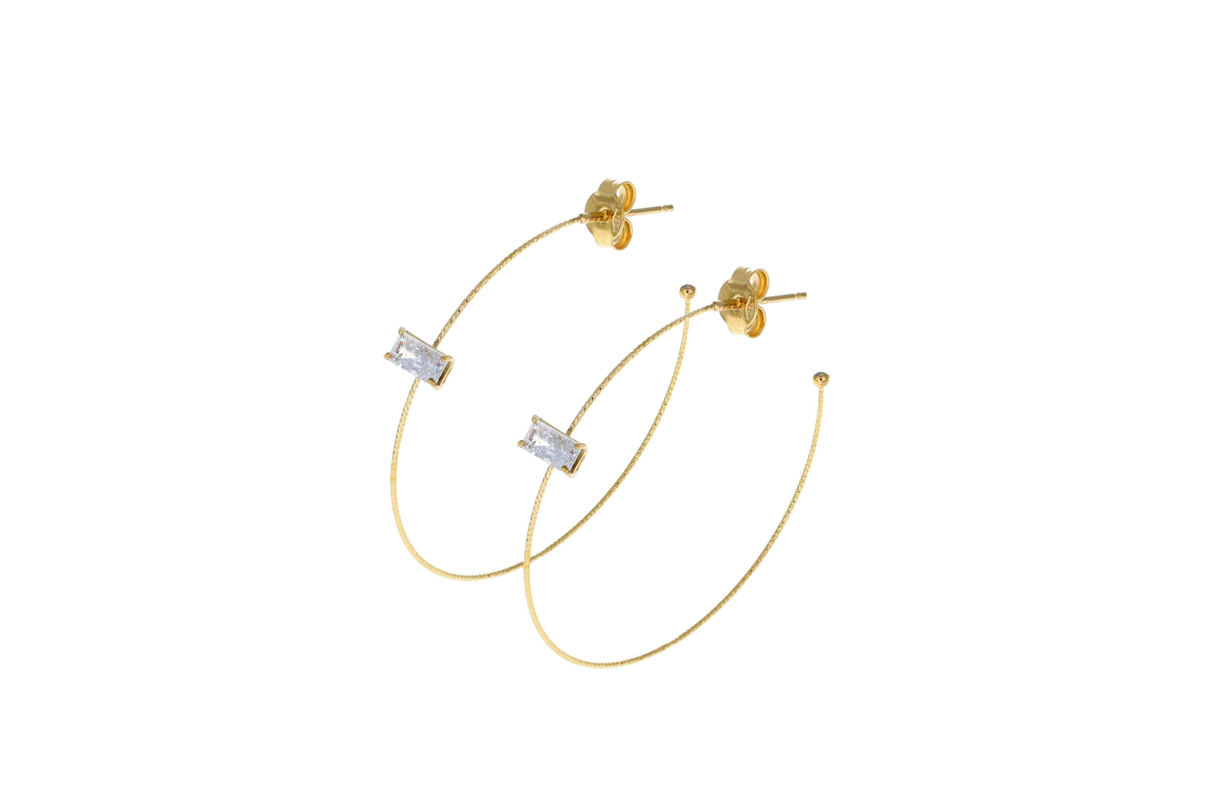 BAGUETTE earrings FP