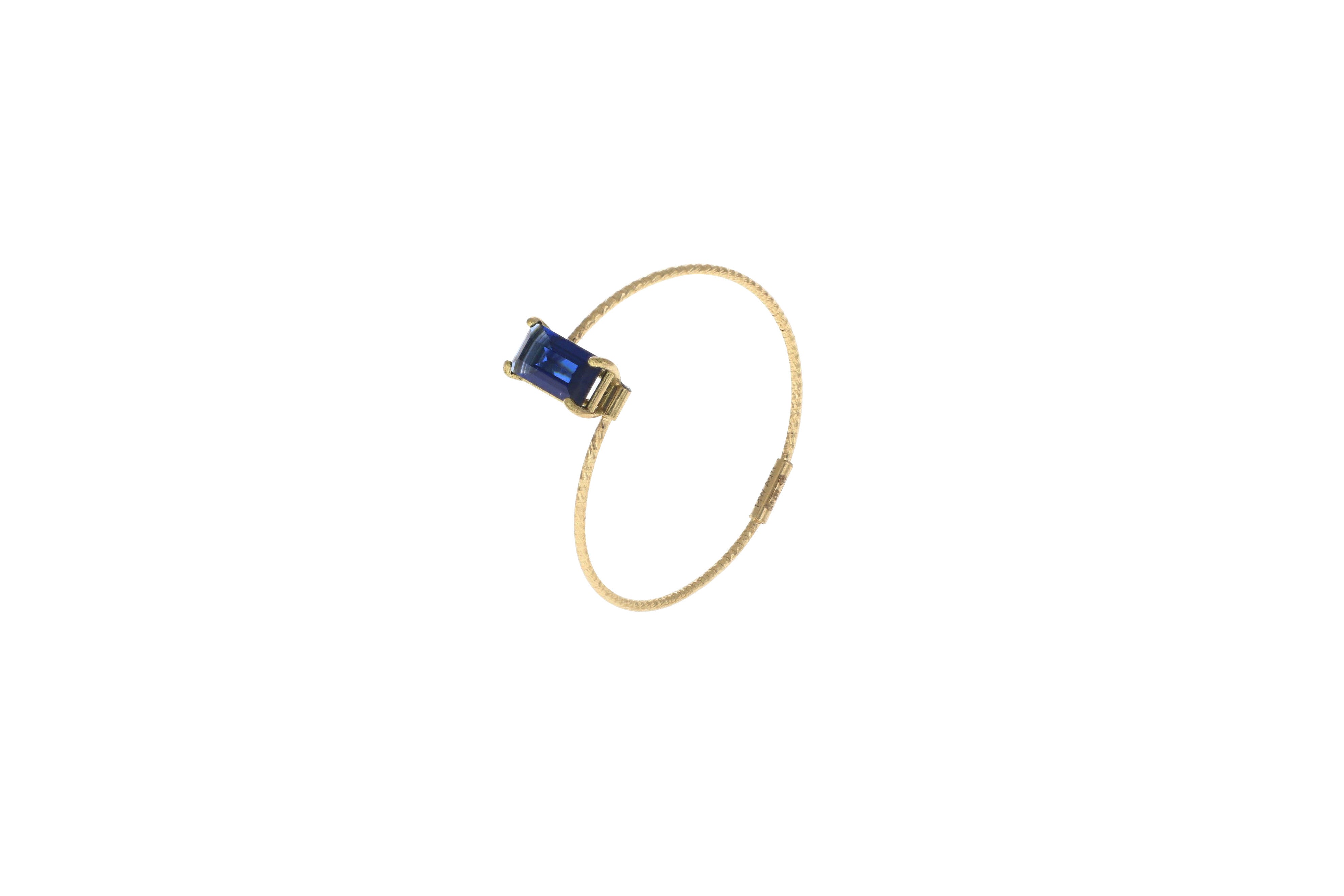 BAGUETTE ring 1 row
