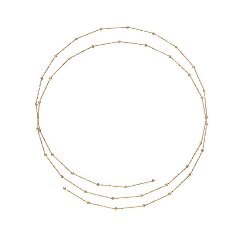 PIANETI necklace 2 rows